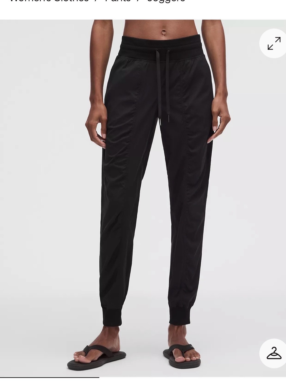 Lululemon Dance Studio Mid-Rise Joggers Black - Picture 3 of 5